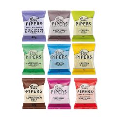 【2023 Limited Time Deals + Free Shipping】Pipers Crisps Mixed Case - 24x40 Mixed Between 6 Flavours