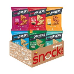 【2023 Special Deals + Free Shipping】Popcorners 1 Ounce 20 Packs Snack Variety Pack