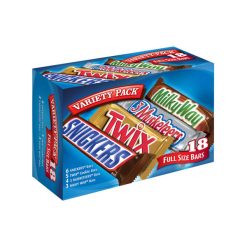 【2023 Flash Sale + Free Shipping】SNICKERS, TWIX, 3 MUSKETEERS & MILKY WAY 33.31-Ounce 18-Count Box Full Size Chocolate Candy Bars