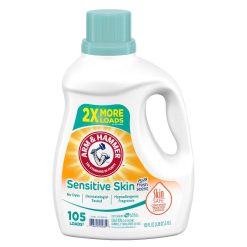 Arm & Hammer Liquid Laundry Detergent for Sensitive Skin plus Skin-Friendly Fresh Scent - 105 fl oz