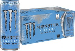 Clearance Sale – Monster Energy Ultra Blue, Sugar Free Energy Drink, 16 Ounce (Pack of 15)
