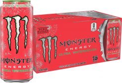Clearance Sale – Monster Energy Ultra Watermelon, Sugar Free Energy Drink, 16 Ounce (Pack of 15)