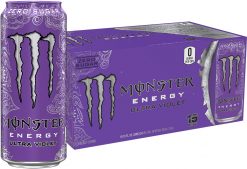 Clearance Sale – Monster Energy Ultra Violet, Sugar Free Energy Drink, 16 Ounce (Pack of 15)