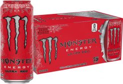 Clearance Sale – Monster Energy Ultra Red, Sugar Free Energy Drink, 16 Ounce (Pack of 15)