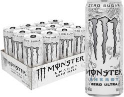 Clearance Sale – Monster Energy Zero Ultra, Sugar Free Energy Drink, 10.5 Ounce (Pack of 12)